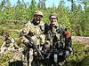 Berget 7 con un compagno Russo