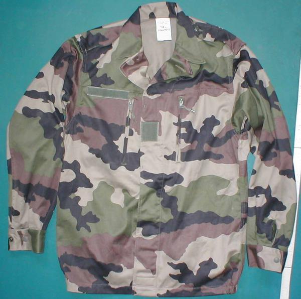 French F1 camo woodland jacket